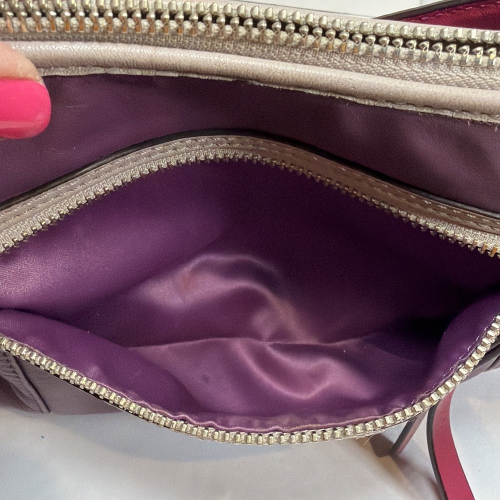 Coach Daisy Spectator Leather Crossbody Y2K Shoulder Bag F23951 Purple Pink - Picture 13 of 13